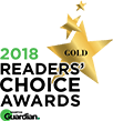 2018 Readers Choice Award badge